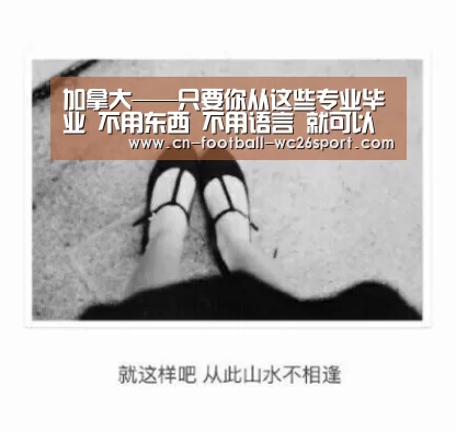 加拿大——只要你从这些专业毕业 不用东西 不用语言 就可以移民“世界杯买球平台”(图1) 世界杯买球网站